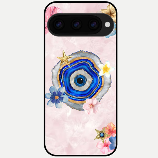  Divine Aura Bloom Glass Case For Google Pixel 11 Pro XL back cover – full design glossy printed glass finish