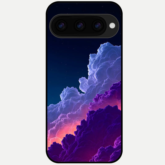  Dreamy Cloud Skies Glass Case For Google Pixel 11 Pro XL back cover – full design glossy printed glass finish