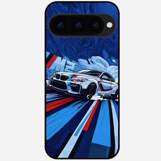  Drift Power Rush Glass Case For Google Pixel 11 Pro XL back cover – full design glossy printed glass finish