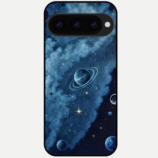  Galaxy Dream Space Glass Case For Google Pixel 11 Pro XL back cover – full design glossy printed glass finish