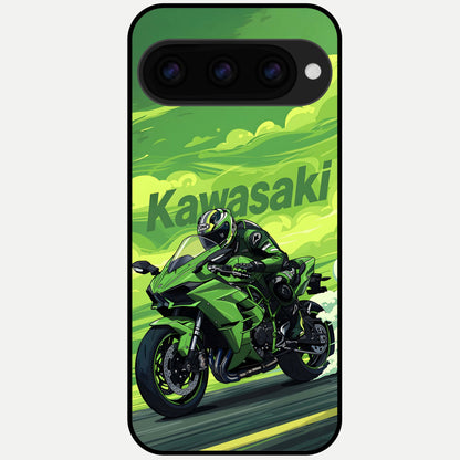  Greenery Sky Glass Case For Google Pixel 11 Pro XL back cover – full design glossy printed glass finish
