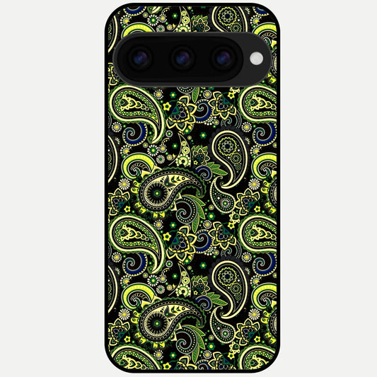 Green Lemon Glass Case For Google Pixel 11 Pro XL back cover – full design glossy printed glass finish