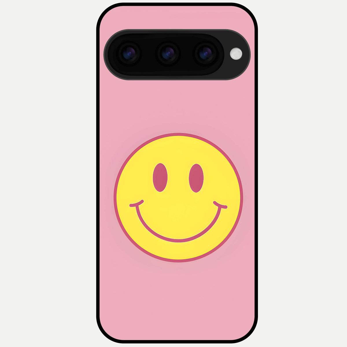  Happy Pink Mood Glass Case For Google Pixel 11 Pro XL back cover – full design glossy printed glass finish