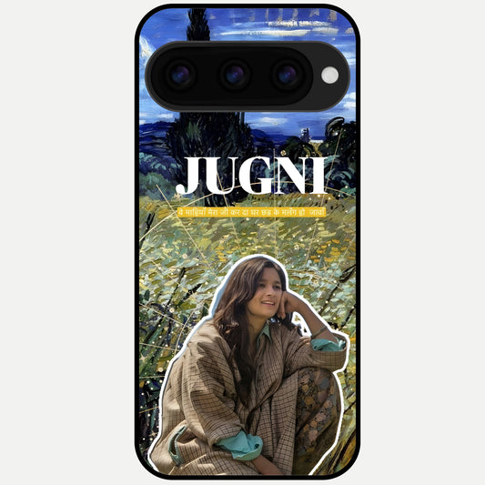  Jugni Soul Vibes Glass Case For Google Pixel 11 Pro XL back cover – full design glossy printed glass finish