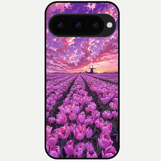  Lavender Dream Skies Glass Case For Google Pixel 11 Pro XL back cover – full design glossy printed glass finish
