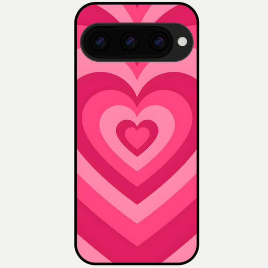  Layered Love Hearts Glass Case For Google Pixel 11 Pro XL back cover – full design glossy printed glass finish