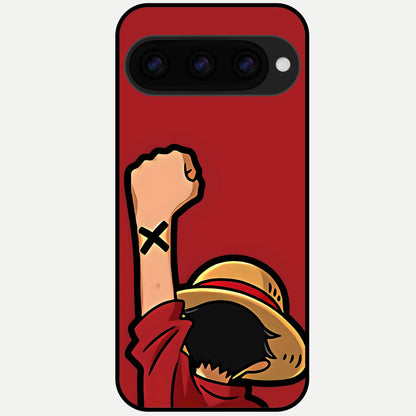  Luffy X Spirit Glass Case For Google Pixel 11 Pro XL back cover – full design glossy printed glass finish