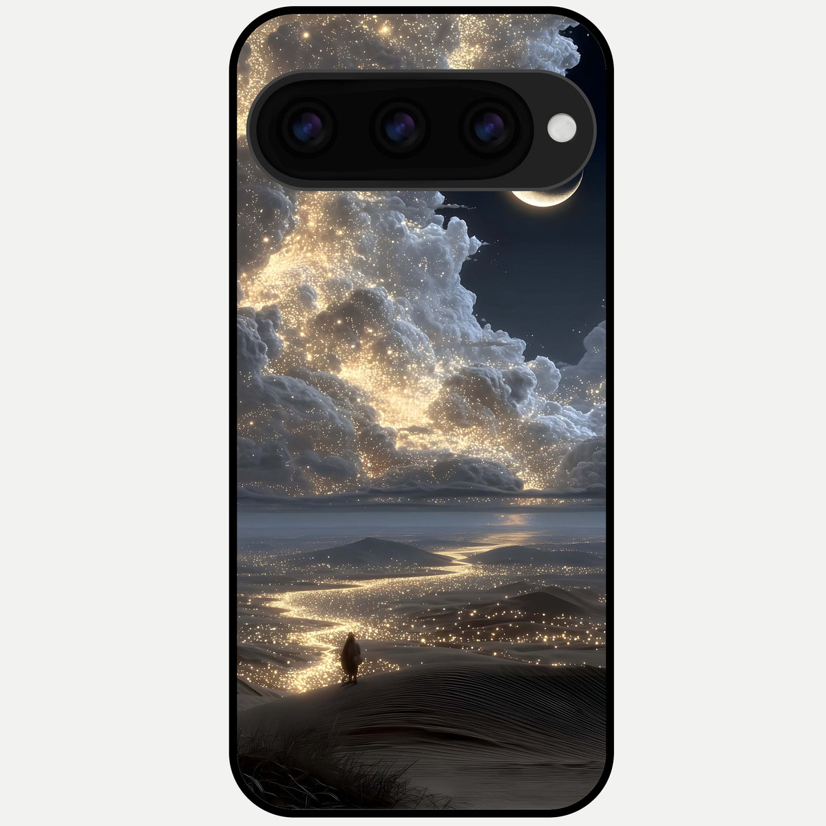  Moonlight Spark Path Glass Case For Google Pixel 11 Pro XL back cover – full design glossy printed glass finish