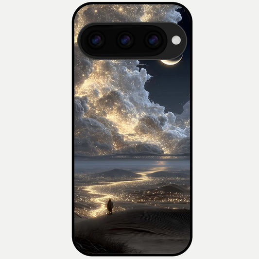  Moonlight Spark Path Glass Case For Google Pixel 11 Pro XL back cover – full design glossy printed glass finish