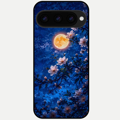  Moonlit Blossoms Night Glass Case For Google Pixel 11 Pro XL back cover – full design glossy printed glass finish
