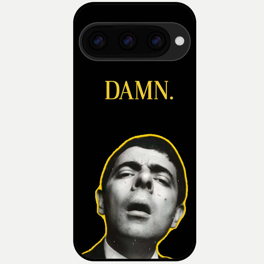  Mr Bean Damn Glass Case For Google Pixel 11 Pro XL back cover – full design glossy printed glass finish