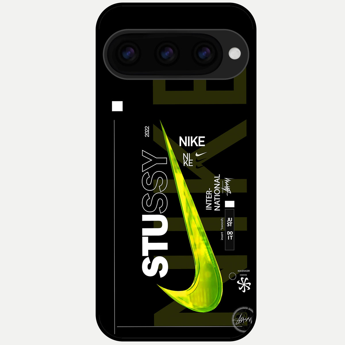  Neon Street Edition Glass Case For Google Pixel 11 Pro XL back cover – full design glossy printed glass finish