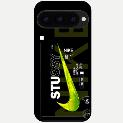  Neon Street Edition Glass Case For Google Pixel 11 Pro XL back cover – full design glossy printed glass finish