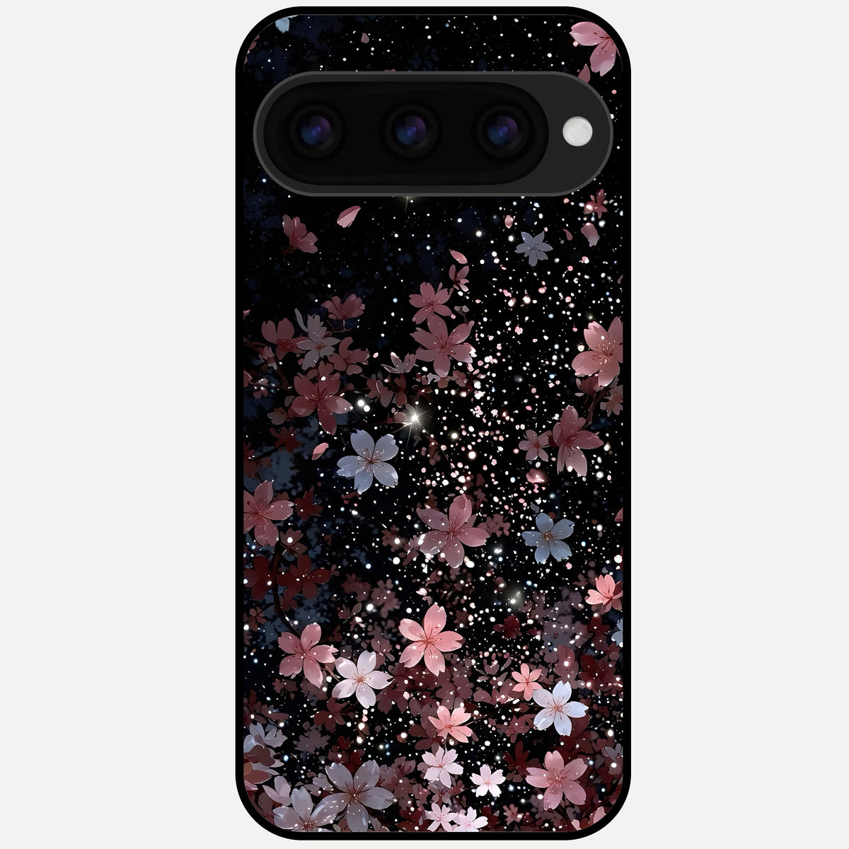  Starlit Flower Dreams Glass Case For Google Pixel 11 Pro XL back cover – full design glossy printed glass finish