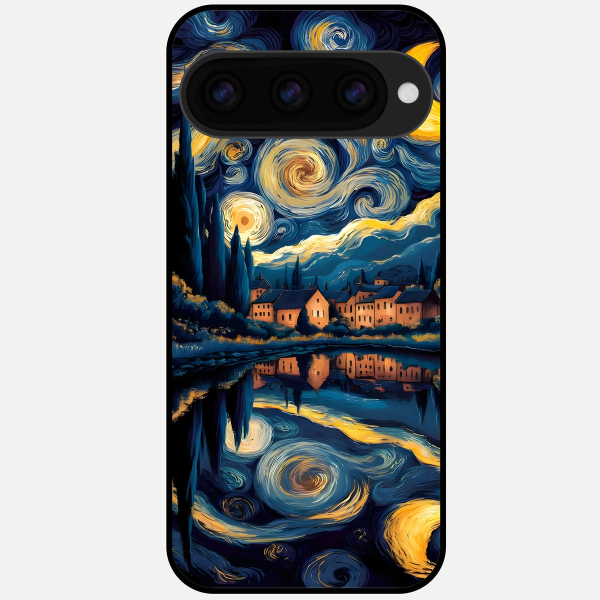  Starry Sky Serenity Glass Case For Google Pixel 11 Pro XL back cover – full design glossy printed glass finish