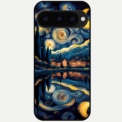  Starry Sky Serenity Glass Case For Google Pixel 11 Pro XL back cover – full design glossy printed glass finish