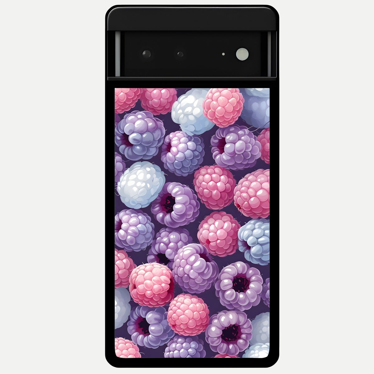  Berry Candy Pop Glass Case For Google Pixel 6A back cover – full design glossy printed glass finish