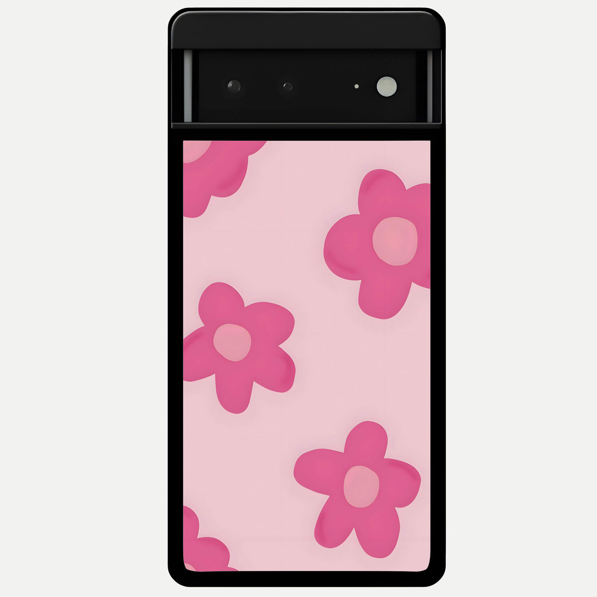  Candy Bloom Dreams Glass Case For Google Pixel 6A back cover – full design glossy printed glass finish