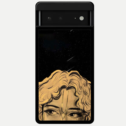  Celestial Gods Plan Glass Case For Google Pixel 6A back cover – full design glossy printed glass finish