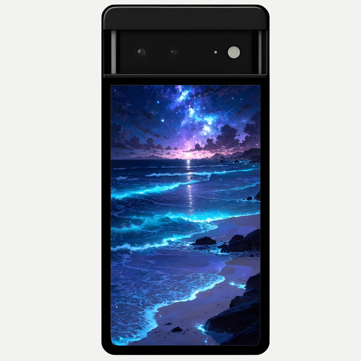  Classic Damn Look Glass Case For Google Pixel 6A back cover – full design glossy printed glass finish