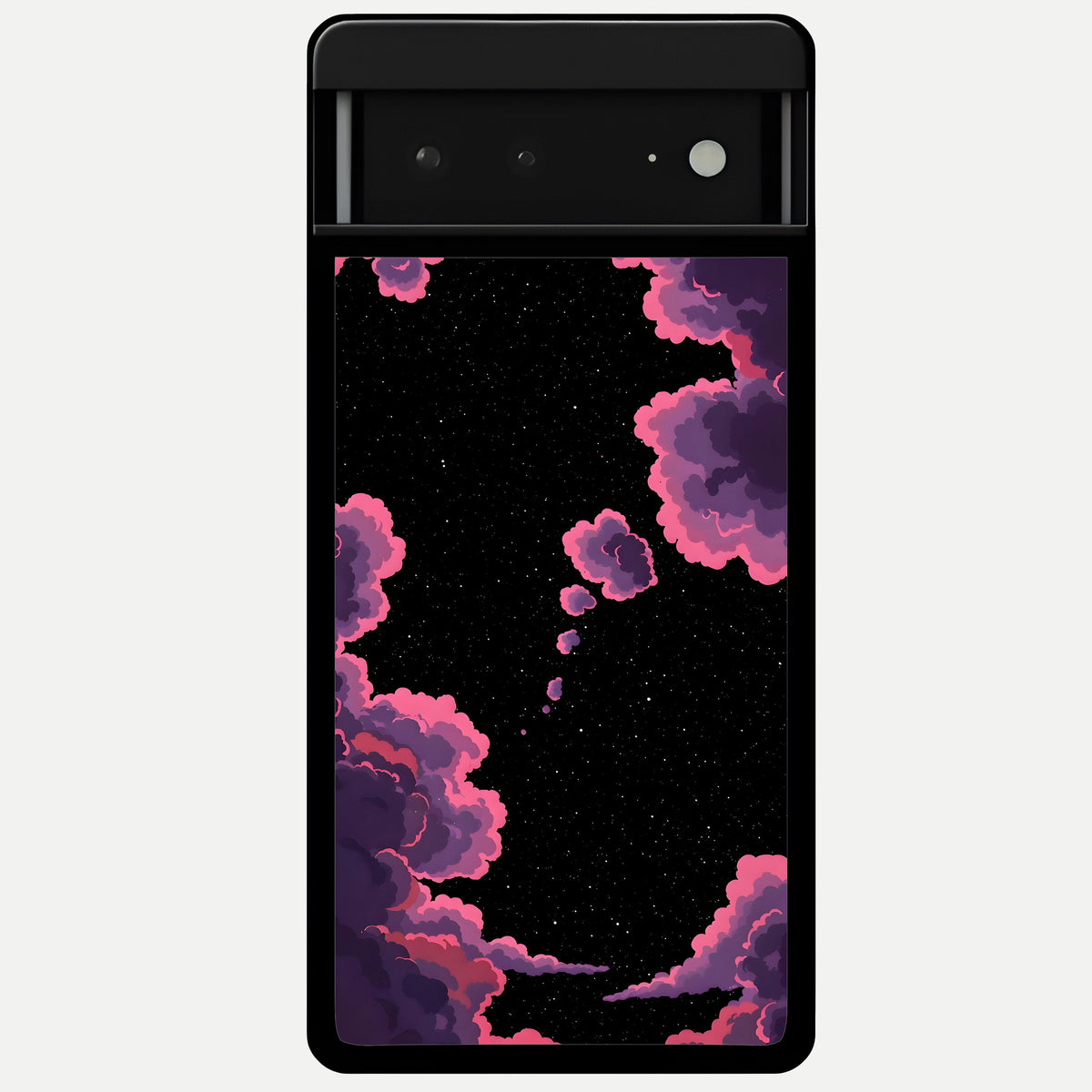  Cosmic Cloud Journey Glass Case For Google Pixel 6A back cover – full design glossy printed glass finish