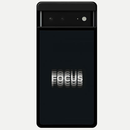  Mono Focus Vision Glass Case For Google Pixel 6A back cover – full design glossy printed glass finish