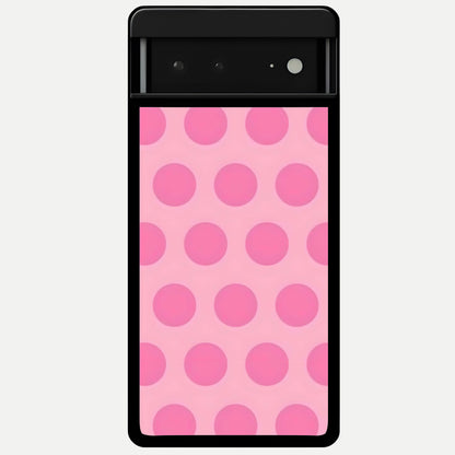  Sweet Dot Dreams Glass Case For Google Pixel 6A back cover – full design glossy printed glass finish