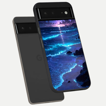  Classic Damn Look phone case For Google Pixel 6A showing premium glass back cover with detailed artwork