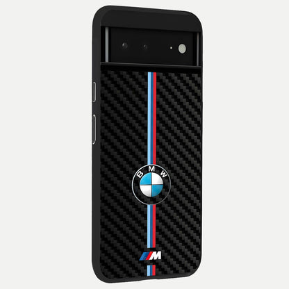  BMW Pattern back cover For Google Pixel 6A slim fit glass case with vibrant aesthetic design