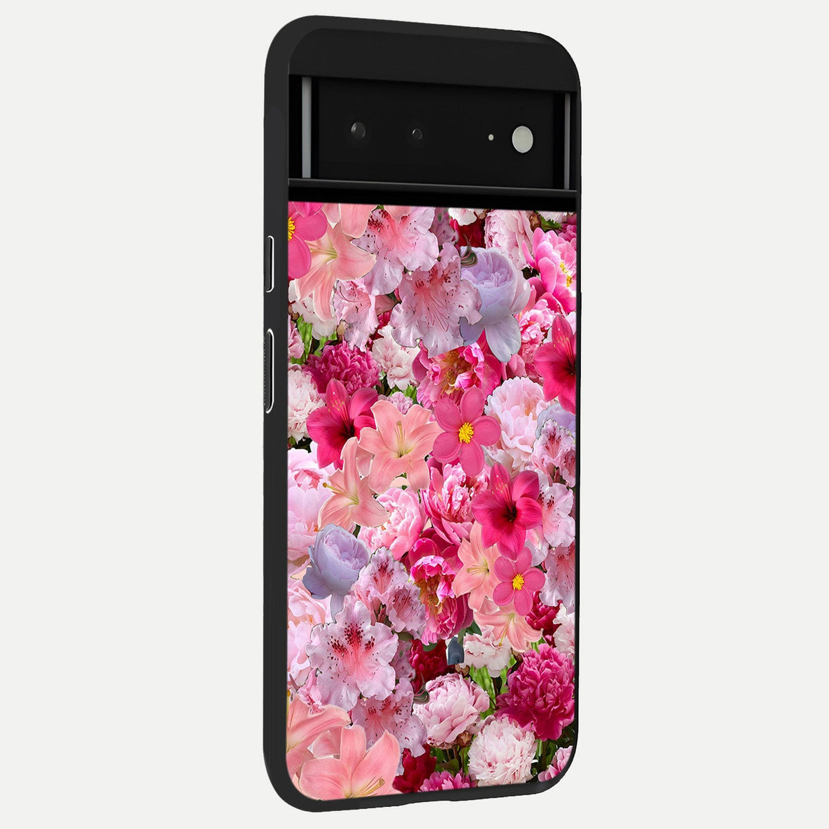  Bloom Crush Fantasy back cover For Google Pixel 6A slim fit glass case with vibrant aesthetic design