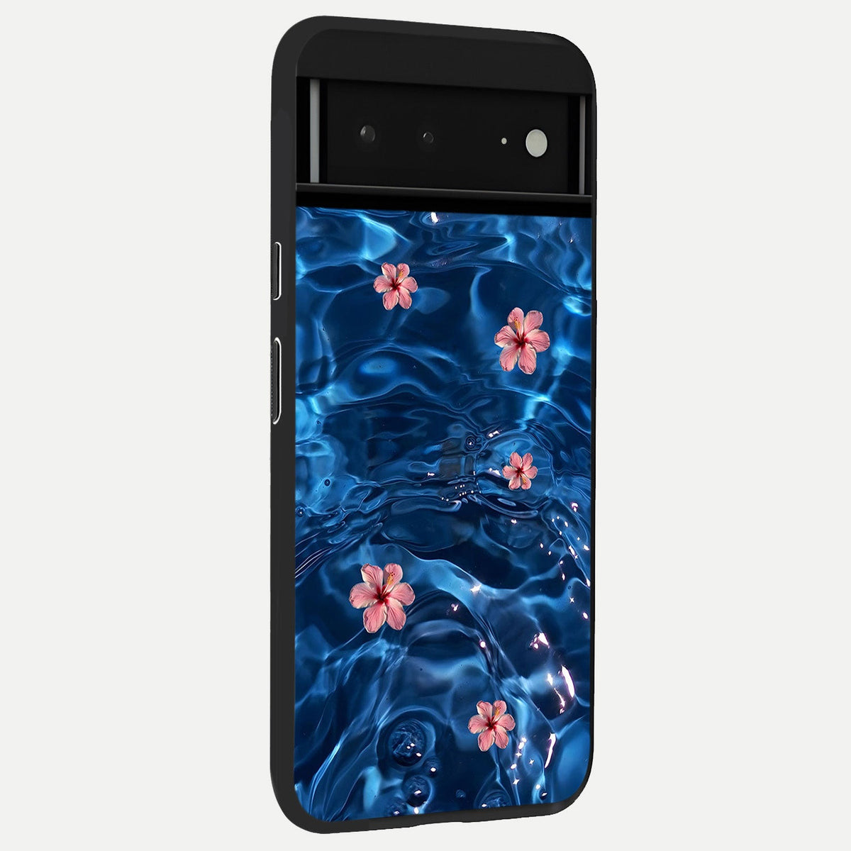  Bloom Thread Art back cover For Google Pixel 6A slim fit glass case with vibrant aesthetic design