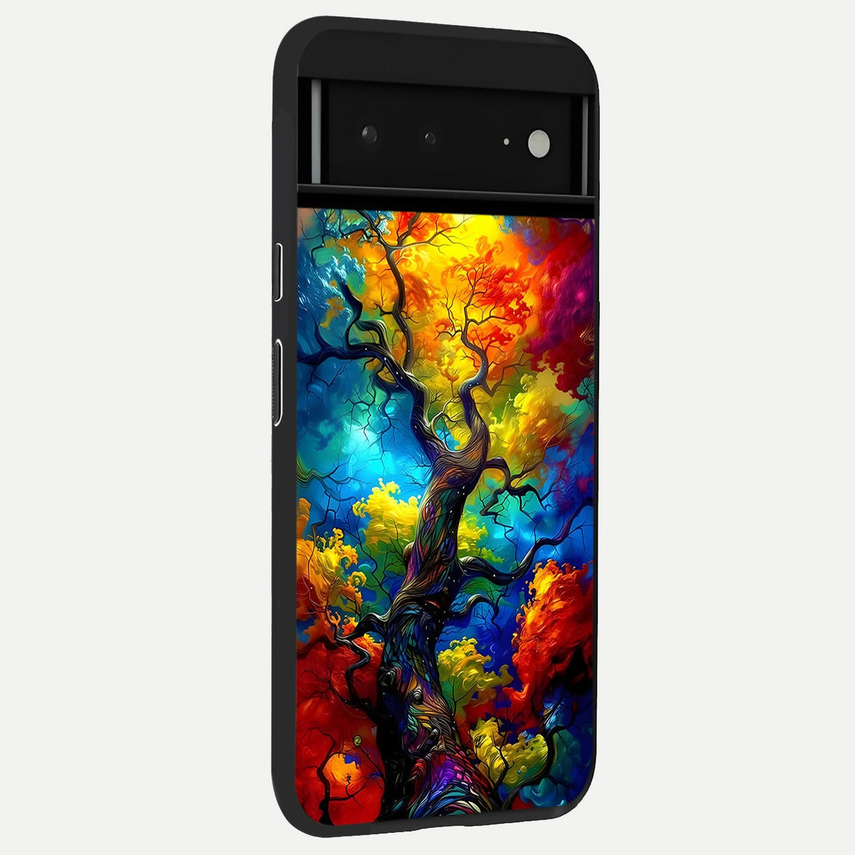  Colorful Soda Bottles back cover For Google Pixel 6A slim fit glass case with vibrant aesthetic design