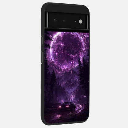  Eternal Love Story back cover For Google Pixel 6A slim fit glass case with vibrant aesthetic design