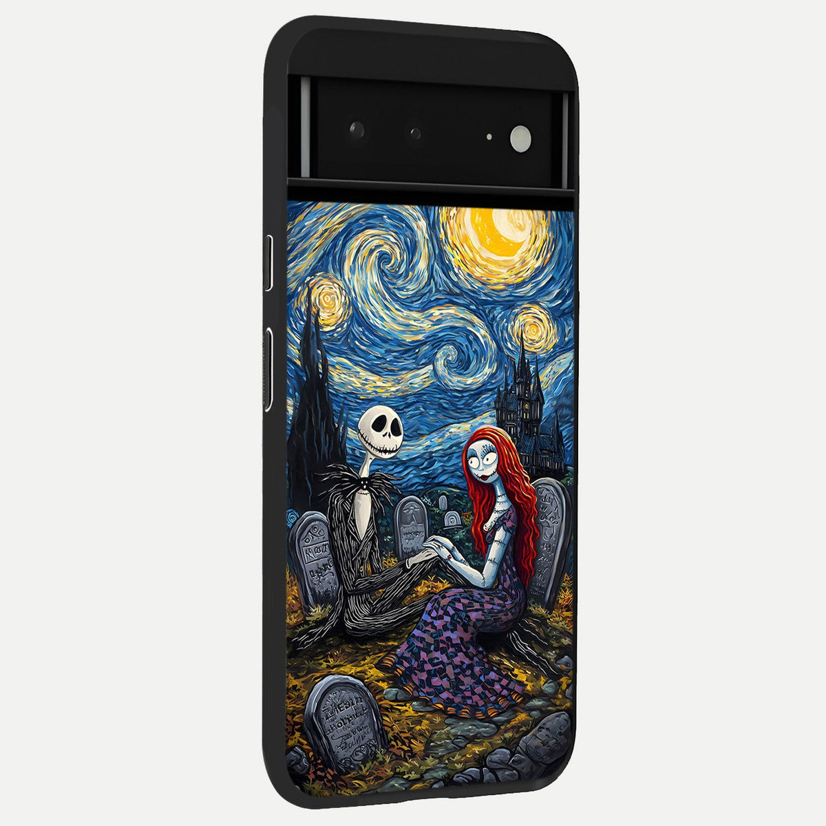  Eternal Shiva Aura back cover For Google Pixel 6A slim fit glass case with vibrant aesthetic design