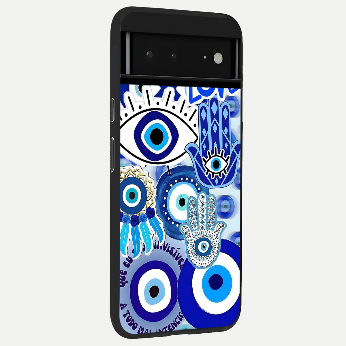  Faithful Ocean Promise back cover For Google Pixel 6A slim fit glass case with vibrant aesthetic design