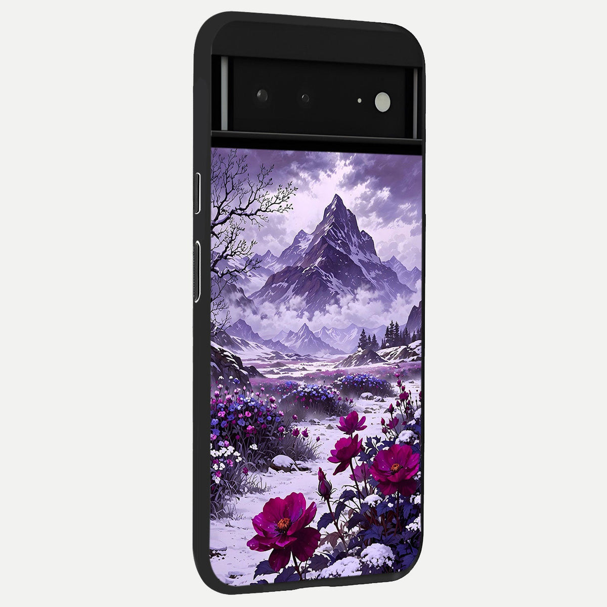  Frozen Serenity Gate back cover For Google Pixel 6A slim fit glass case with vibrant aesthetic design