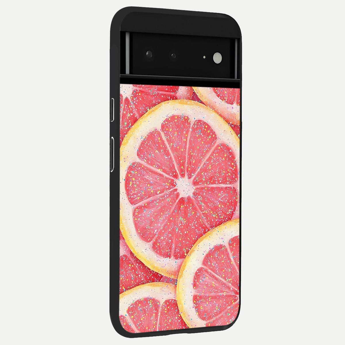  Glowing Petal Bliss back cover For Google Pixel 6A slim fit glass case with vibrant aesthetic design