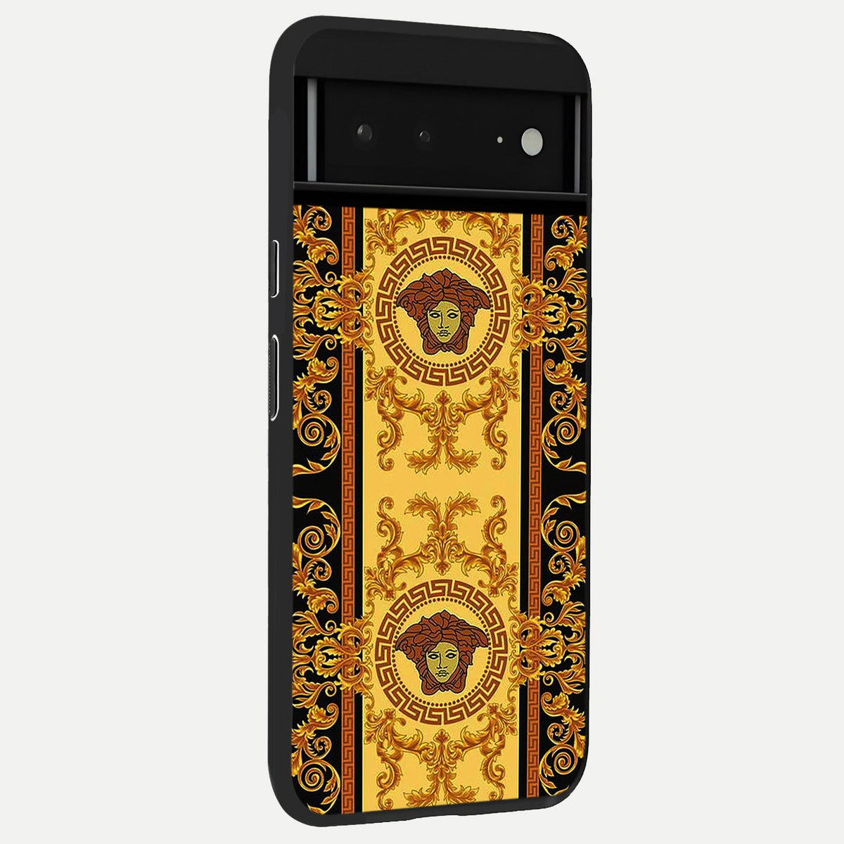  Golden Sky Dream back cover For Google Pixel 6A slim fit glass case with vibrant aesthetic design
