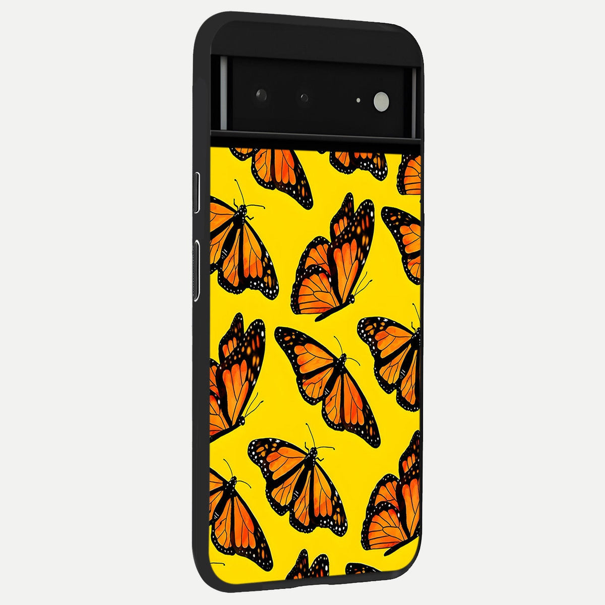 Greenery Sky back cover For Google Pixel 6A slim fit glass case with vibrant aesthetic design