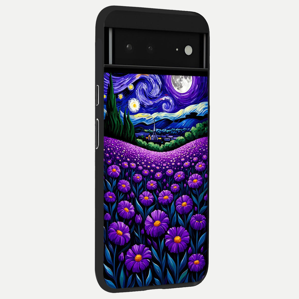  Layered Love Hearts back cover For Google Pixel 6A slim fit glass case with vibrant aesthetic design