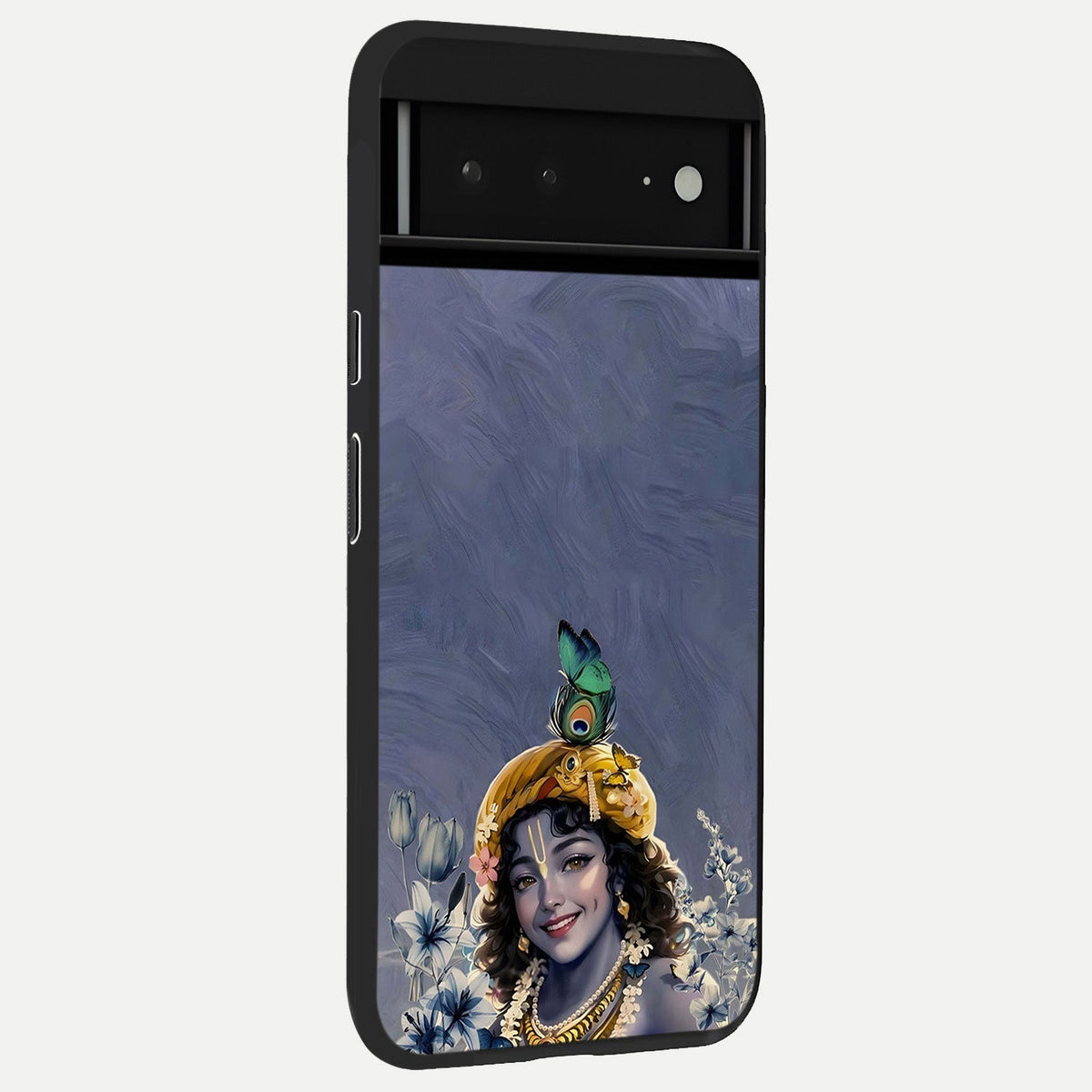  Lotus Divine Peace back cover For Google Pixel 6A slim fit glass case with vibrant aesthetic design