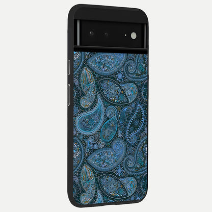  Midnight Queen back cover For Google Pixel 6A slim fit glass case with vibrant aesthetic design