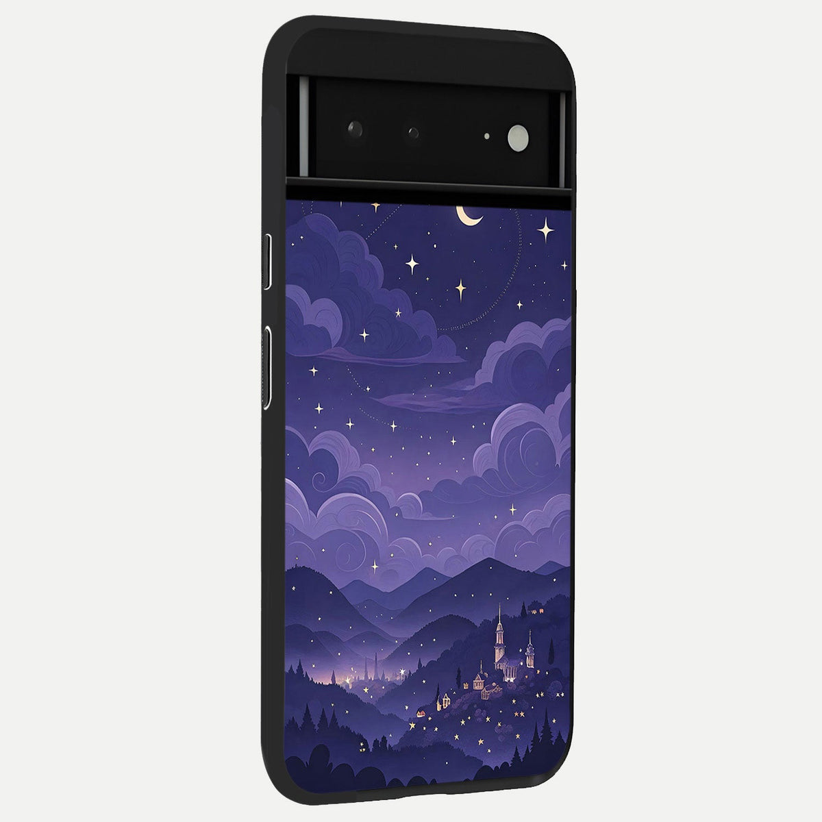  Mirror Mood Muse With Custom Name back cover For Google Pixel 6A slim fit glass case with vibrant aesthetic design