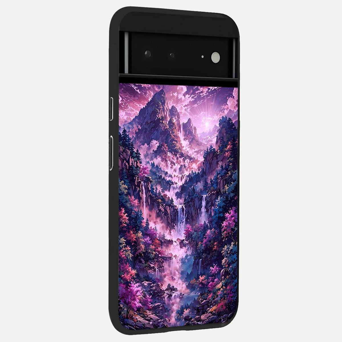  Mystic Charm Eye back cover For Google Pixel 6A slim fit glass case with vibrant aesthetic design