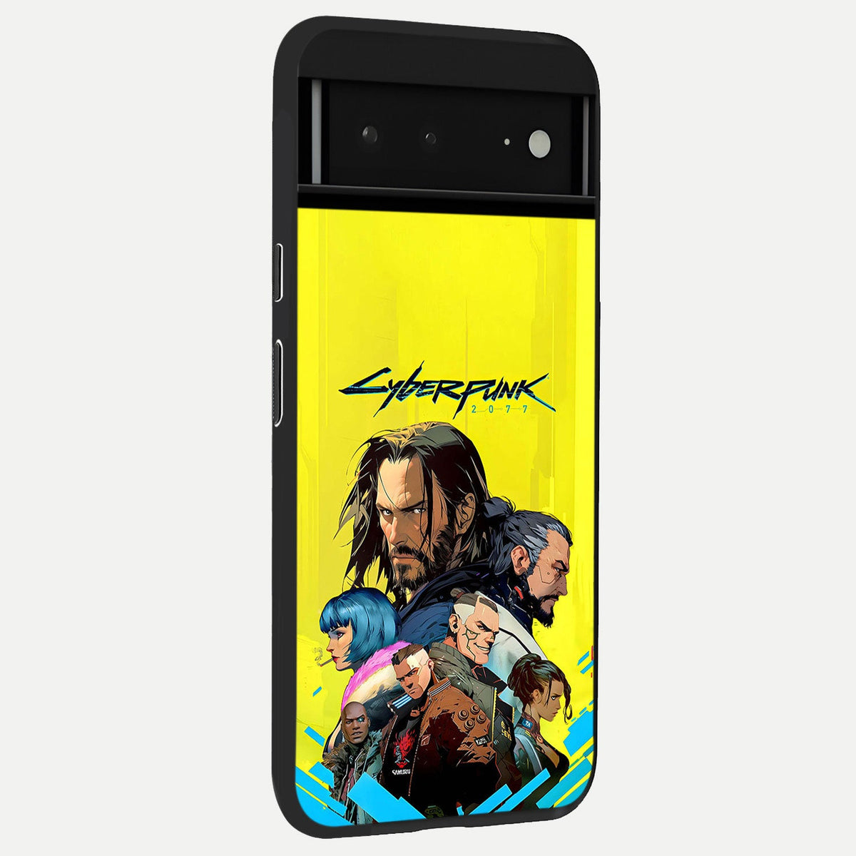  Neon Street Edition back cover For Google Pixel 6A slim fit glass case with vibrant aesthetic design