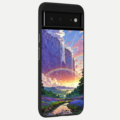  Rebel Mode On back cover For Google Pixel 6A slim fit glass case with vibrant aesthetic design