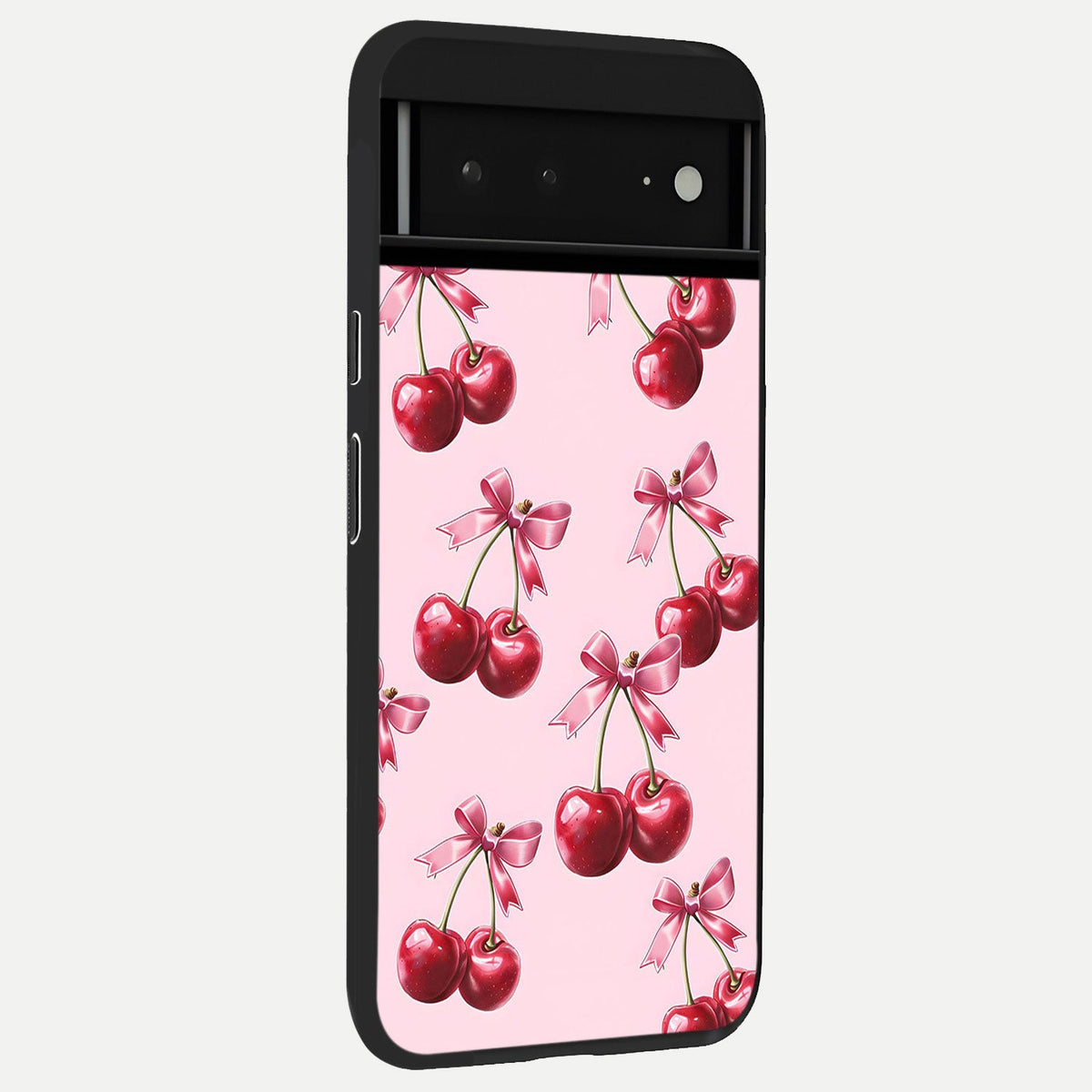  Red Eyes Pattern back cover For Google Pixel 6A slim fit glass case with vibrant aesthetic design