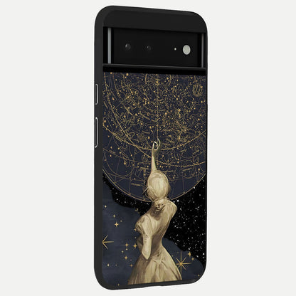  Taylor Swift Girl back cover For Google Pixel 6A slim fit glass case with vibrant aesthetic design