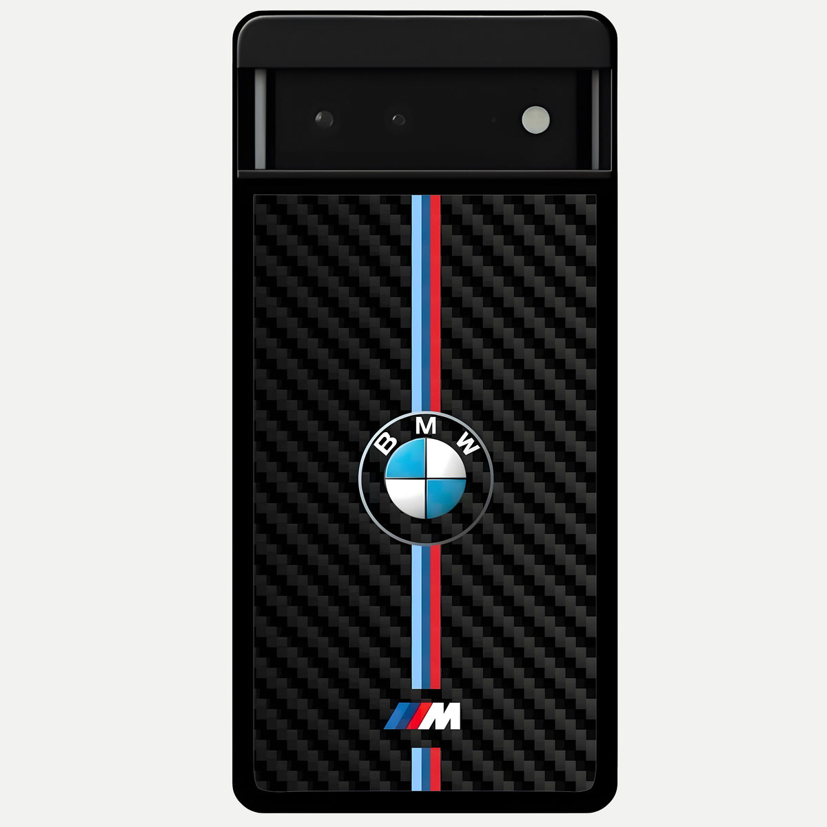  BMW Pattern Glass Case For Google Pixel 6 back cover – full design glossy printed glass finish