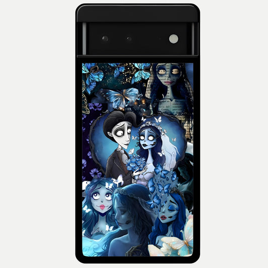  Butterfly Ghost Soul Glass Case For Google Pixel 6 back cover – full design glossy printed glass finish